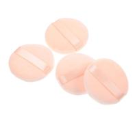 ibasenice Powder Puff for Concealer and Foundation Application Makeup Sponge Cotton 4pcs round Product Accessories Hands Free Design, Suitable for Salon and Home Use
