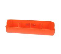 ibasenice Practical Compartment Pig Feeder Durable Plastic Trough for Efficient Piglet Feeding Easy to Install Non Deformable Design for Multiple Pigs
