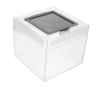 ibasenice Practical Reptile Incubator Habitat Small Feed Bin for Tortoise and Spider Enclosure Spider Tank Lizard Breeding Box