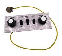 ibasenice Pre-Wired Guitar Control Plate with Wiring Harness, Knurled Knobs
