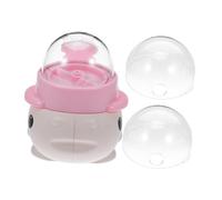 ibasenice Press and Rotate The Feeder Puppy Treats Food Interactive Pet Treat Dispenser Pink Abs