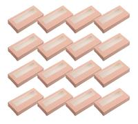 ibasenice Press on Nail Box Packaging 20Pcs Nail Tips Display Boxes with Window Lash Storage for Cosmetic Organizer