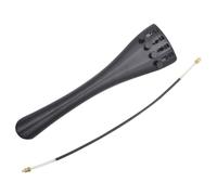 ibasenice Professional 2pcs Cello Accessory Set Aluminum Alloy String Board with 4-hole Tailpiece Metal Cello Tailpiece Replacement for Orchestral String Instruments Suitable for Adjustment