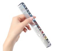 ibasenice Professional Hair Cutting Comb with Humanized Teeth Design for Men and Barbers, Made of Sturdy Abs Nano Material, Suitable for Everyday Styling and Hair Salon Use,