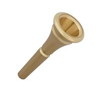 ibasenice Professional Horn Mouthpiece Pure Horn Accessory for Musicians Smooth Finish Decorative Design for Concerts and Band Practice