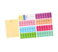 ibasenice Professional Piano Keyboard Sticker 2pcs Piano Decal No Adhesive Left behind Anti-sweat and Wear-resistant