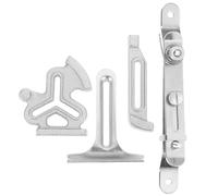 ibasenice Professional Portable Quilting Ruler Set for Sewing Machine Edge Seam Applications Featuring Iron Material and Replaceable Creative Blossom, Straight, and T Shape Templates