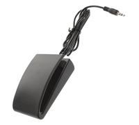 ibasenice Professional Thickened Damper Pedal for Electronic Keyboard with 3.5mm Jack and 160cm Cable, Silent Single Foot Sustain Pedal Suitable for Digital Piano and Keyboard Accessories