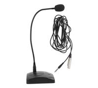 ibasenice Professional Usb Gooseneck Microphone for Pc Gaming and Conference High Sensitivity Condenser Desktop Microphone Sturdy Stand