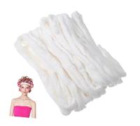 ibasenice Professional White Cotton Balls Cotton Strips for Hairdressing Makeup Removal 200g Pack that Does Not Leave