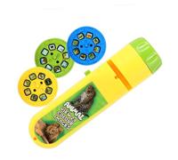 ibasenice Projection Flashlight for Educational Light-up Plaything Safe Animal Zoo Patterns Cognitive Development Gift for Boys