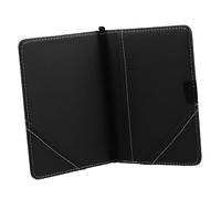 ibasenice PU Leather Golf Scorecard Holder with Secure Band Score Recording Notebook Yardage Organizer for Sports Competition Black Stylish Golf Pocket Journal for Daily Games and