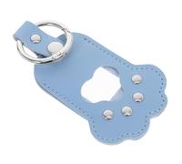 ibasenice PU Leather Pet Hair Holder Keychain with Paw Shape Photo Frame Memorial Keepsake Pendant for Dogs and Cats Versatile Storage for Hair and Photos Unique Animal Remembrance Ornament