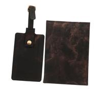 ibasenice PU Passport Holder Travel Passport Cover Lightweight RFID Protected Document Organizer for Women Men International Trips and Business