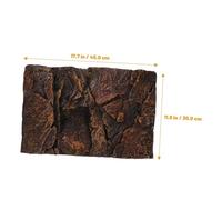 ibasenice PU Rock Landscape Board for Fish Tank Background Aquarium Decor Reptile Terrarium Backdrop Realistic Textured Climbing Surface Suitable for Turtle and Lizard Habitats