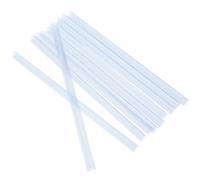 ibasenice Pull Rod Clips Binding Bars Keep Documents Organised, for Office and School Use 20pcs White Abs Paper Binder Organiser, Stylish Bright Colour for Report Covers