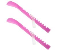ibasenice Purple Ice Skate Blade Covers for Enhanced Blade Protection and Maintaining Sharp Edges Made of Sturdy Rubber for Postskating Storage and Transport the Rink