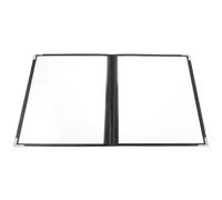 ibasenice Pvc Menu Covers Binder Cover with Stable and Easy to Read Design Creative Appearance for Cooking the Kitchen