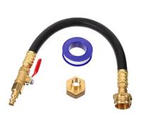 ibasenice Quick Connect Sprinkler Blowout Adapter Metal Rv Air Compressor Fitting for Winterizing Hose Blow Out Plug Easy Install for Garden Hose and Camper Use