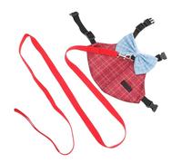 ibasenice Rabbit Gentleman Suit Harness and Leash Set Adjustable Bunny Harness Leash for Small Animals Cute Rabbit Clothes Walking Rope for Outdoor Walks Parties and Everyday Use