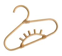 ibasenice Rattan to Hangers Clothes Easy Smooth with Hanger and Store Design, Beige Organizing for Or in Nursery Room