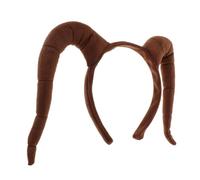 ibasenice Realistic Goat Horn Hair Band for Adults Cosplay Accessory for Halloween Christmas Carnival and Role Play Events