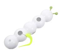 ibasenice Rechargeable Light Sensor Wall Climbing Cat with Interactive Bell and Plume Indoor Over the Door Self Playtime Kitten Training Worm for Agility and Mental Stimulation