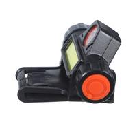ibasenice Rechargeable with Adjustable Mount for Welding Helmet and Hard Hat Headlamp High Intensity Illumination, and Rotatable PC Base, for Construction and Low Light Environments