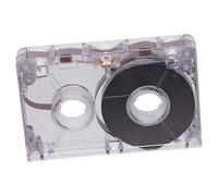 ibasenice Recordable Blank Audio Cassette Tape Clear Music Tape for Interview Recorders DIY Messages Retro Style High Compatibility for Home Speech and Music Recording