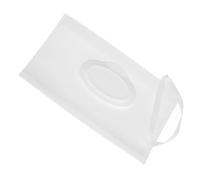 ibasenice Refillable Reusable Wipe Holder Portable Wipe Pouch Dispenser Parents Stylish Sl va Material Can Be Placed Next to The Sofa Minimalist Modern Design