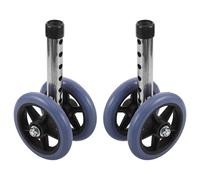 ibasenice Replaceable Walker Coaster Wheel Easy Install Swivel Caster Assembly Silent Walker Wheel Replacement Parts for Senior Mobility