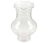 ibasenice Replacement Glass Petroleum Lamp Shade - Transparent Cylindrical Glass Lampshade - Camping Pendant Light Vesta Lamp Shade