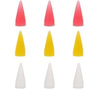 ibasenice Replacement Silicone Pen Head Tips for Nail Art Design and Handcrafts Nail Rhinestone Picker 9pcs Easy to Install and Remove, Efficient Tool for Personal Use and Craft Activities