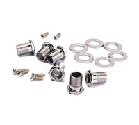 ibasenice Replacement Tuning Keys for Electric Guitars Gc206f 6l Tuning Pegs Silver Durable Metal Body Easy to Install