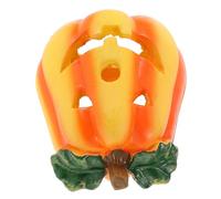 ibasenice Reptile Pumpkin Shaped Hideout Decorative Resin Reptile Box Safe Lightweight Lizard Hideout for Creating Unique Scene Layouts Habitat