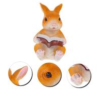 ibasenice Resin Aquarium Rabbit Ornament Lifelike Decorative Figurine for Fish Tank Decor Submersible Resin Ornament Adds Vibrant Natural Atmosphere Fish Enthusiasts and Aquarium Lovers