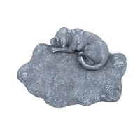 ibasenice Resin Dog Memorial Stone for Garden and Backyard Durable Pet Tribute Tombstone Statue Weather Resistant Animal Ornament for Remembering Beloved Dogs Outdoor Memorial Plaque for Pet