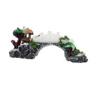 ibasenice Resin Turtle Terrace Adorable Tortoise Resting Bridge Decor for Reptile Terrarium Durable and Safe Basking Platform Multi Functional Aquarium Landscaping Accessory