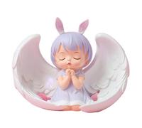 ibasenice Resin with Creative Unique Design Praying Angel Doll Cake Topper Easy to Use Car Decoration for Themed Cakes and Birthday Celebrations