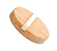ibasenice Resonator Guitar Biscuit and Saddle Kit Maple Wood and Ox Bone Nut Replacement Versatile Bridge Part for Acoustic and Bass Guitars