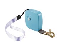 ibasenice Retractable Dog Leash for Small Dogs, Nylon Automatic Extending Pet Traction Rope 2 Meters, Portable Puppy Lead for Cats and Small Breeds, Blue Square Handle