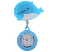 ibasenice Retractable Silicone Nurse Watch Digital Display Medical Pocket Watch with Flexible Clip for Women Healthcare Professionals
