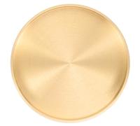 ibasenice Retro Coaster Tea Cup Storage Tray 4.5x4.5x0.5in Copper Sturdy Reliable Vintage Design for Offices and Tearooms