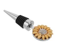 ibasenice Reusable Diamond Studded Wine Bottle Stopper for Wine and Brandy with Zinc Alloy Material and Elegant Delicate Design, for Bar and Party Use