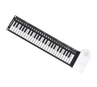 ibasenice Roll-up Keyboard Piano 49-key Electronic Piano Mini Keyboard Portable for Music Lovers