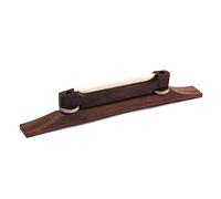 ibasenice Rosewood Acoustic Guitar Bridge for Jazz Style Bone Saddle Guitar Bridge Parts in Natural Wood Finish