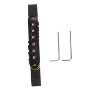 ibasenice Rosewood Bridge for Archtop Jazz Guitar Roller Saddles and Adjustable Feature for Guitars Accessories Use