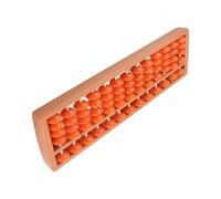 ibasenice Row Orange Bead Abacus Counting Tool for Kindergarten Educational Math Teaching for Classroom Practice and Early Learning