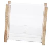 ibasenice Rutin Chicken Feeding Bowl Automatic Feeder Box Acrylic Small Size Multi-use Parrot and Poultry Farmhouse Feeder Suitable for Chickens and Birds