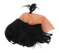 ibasenice Samurai Baldheaded Knight Wig Funny Bald Periwig Cosplay Hairpiece Party Accessory Comfortable Versatile for Stage Performance and Holiday Celebration